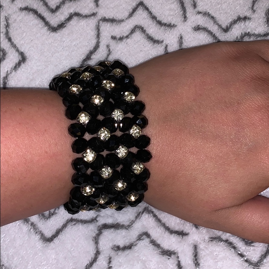 Rhinestone Bracelet 12$